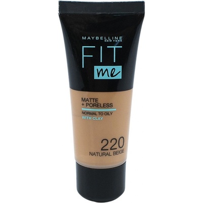 Maybelline Fit me! make-up 220 Natural Beige 30 ml