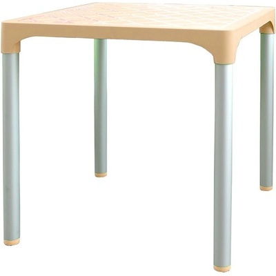 MEGAPLAST VIVA 72 x 72 x 72 cm, AL nohy, krémový