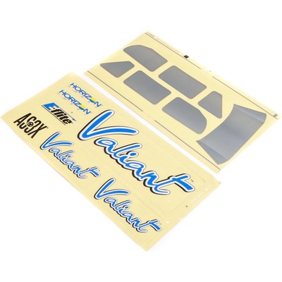E-flite samolepky: Valiant 1.3m