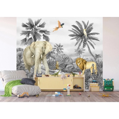 Ag Design FTD2P-5605 Dětská vliesová fototapeta na zed' Zvířata Divočiny, rozměry 150 x 270 cm