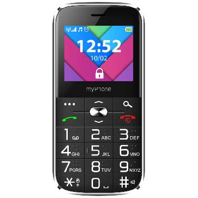 myPhone Halo C Senior černý