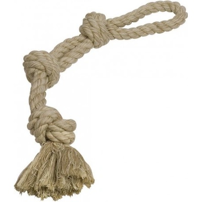 Nobby hračka pre psov lano hnedé 3x uzol 600 g 60 cm