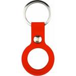 JC Силиконов ключодържател за Apple AirTag - JC AirTag Silicone Keyring (червен)