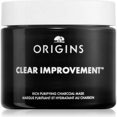 Origins Clear Improvement® Rich Purifying Charcoal Mask почистваща маска с активни въглища 75ml