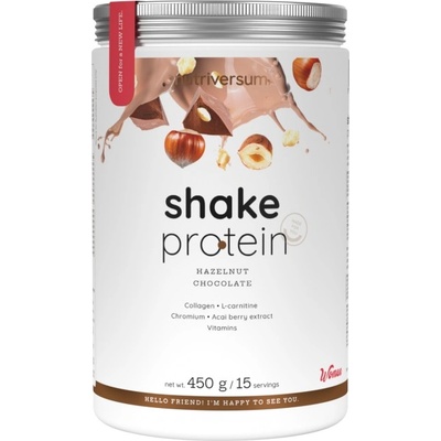 Nutriversum Shake | Fat Burning Protein Shake for Women [450 грама] Шоколад с лешник