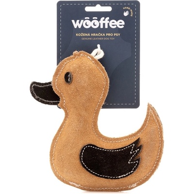 Wooffee pravá kože kachnička 16 cm