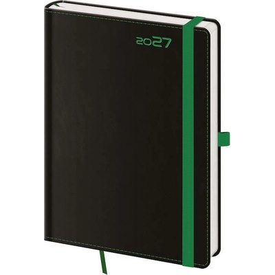 Black Green A5 Denný 2027