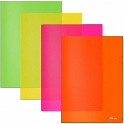 Obal A4 L barevný ErichKrause Glossy Neon mix barev