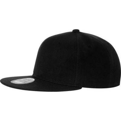 Baseballová SNAP SOLID s plochým šiltom white Black