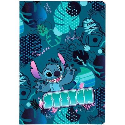Patio Sešit A5 Stitch blue vzor 1 linka