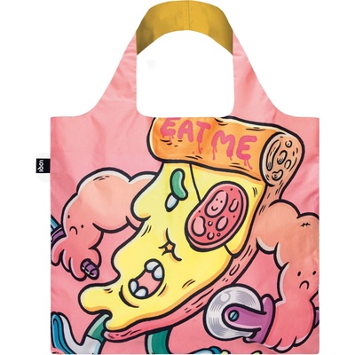 LOQI Чанта тип торба LOQI Artist Brosmind Slasher the Slice от рециклиран материал (BR.SS)