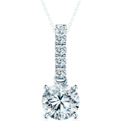 Savicki Prívesok Share Your Love biele zlato laboratórny diamant SYL Z BR 030 LAB B