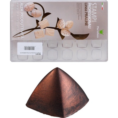 Forma na pralinky BPA fre (pyramida 7g), 30 tvarů/forma