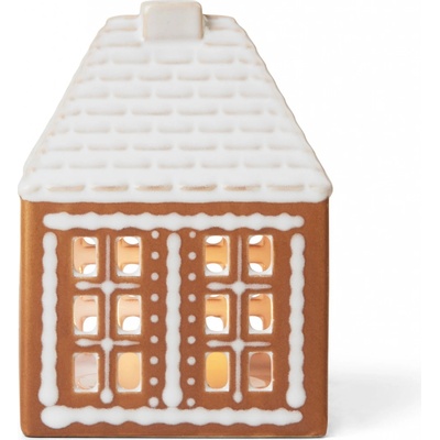 KÄHLER Porcelánový svietnik Gingerbread Lighthouse Small