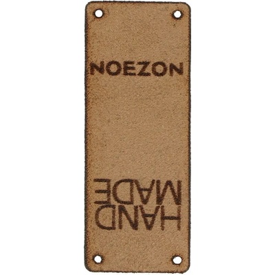 Kožený štítok NOEZON svetlý hnedý
