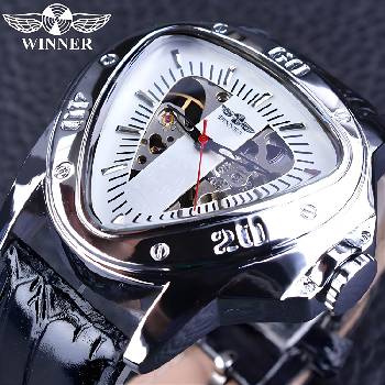 Winner Часовник Winner OT-14446 - Черен / Сребърен / Бял KP14446 (OT-14446)