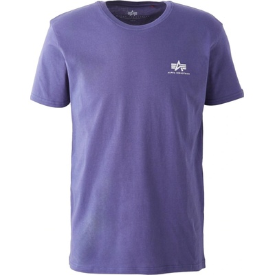 Alpha Industries tričko Basic T Small Logo night purple
