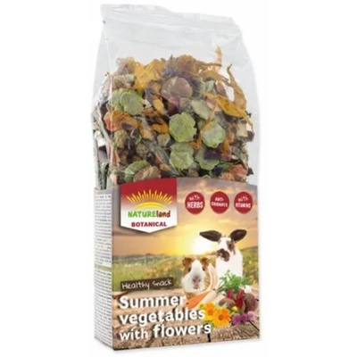 Nature Land Лакомство за гризачи, летни зеленчуци и цветя 100 гр, Nature Land, Чехия - 905-11310