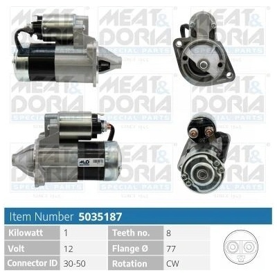 Startér MEAT & DORIA 5035187