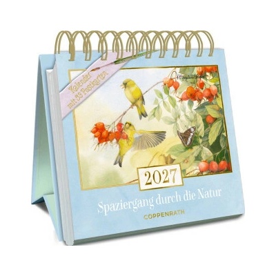 mit 53 Postkarten Spaziergang durch die Natur 2027