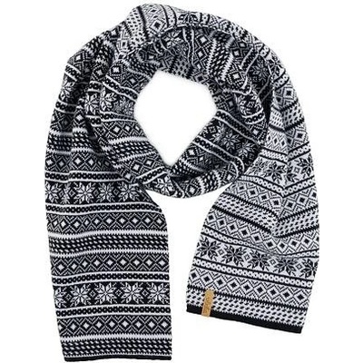 Vlnka vlněná šála B02 černá – Zboží Dáma