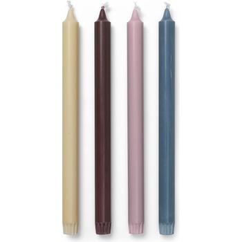 ferm LIVING Свещи Pure цветни 4 бр (1104266259)