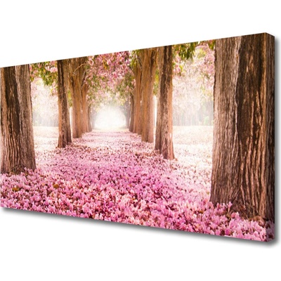 Obraz na plátně Strom Růže Květiny Příroda 100x50 cm