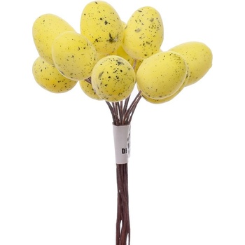 VAJÍČKA PREPELIČIE S/6 ŽLTÁ