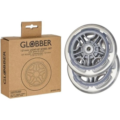 Globber Светещи колела 121mm SET (Червено, Зелено, & Синьо)