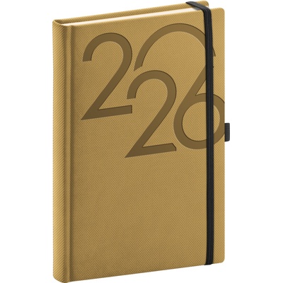 Ajax A5 Denní 2026 zlatá – Zboží Mobilmania