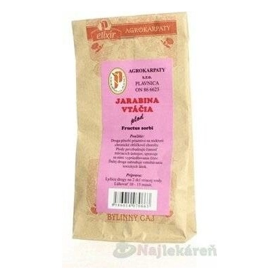 AGROKARPATY JARABINA PTÁČÍ plod bylinný čaj 30 g
