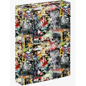 Baagl Черна училищна тетрадка с корици A4 Jumbo Batman Comics Baagl BAAGL | Cheren | Момчешки | ONE SIZE