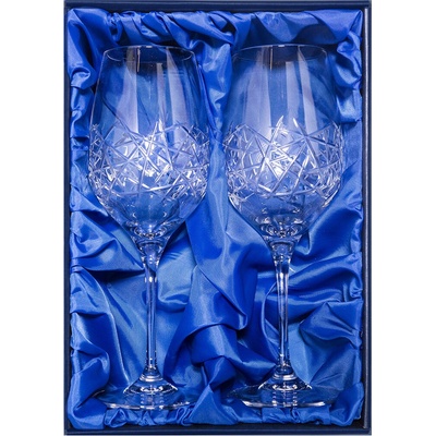 Bohemia Crystal Křišťálové sklenice na červené víno Graffiti sklenice 2 x 450 ml