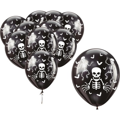 Guirca Guirca Sada latexových balonů Kostry 30 cm