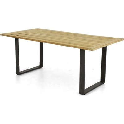 Apple Bee Jídelní stůl Condor Apple Bee 240 x 95 x 75 cm rám hliník černý (Black) deska teak