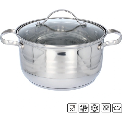 Pro-Tech shop Nerezový hrniec s pokrievkou 3l 20cm 68383