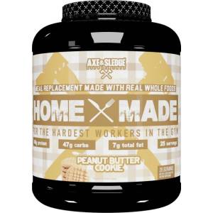 Axe & Sledge Supplements Home Made | Whole Foods Meal Replacement [2825-2950 грама] Фъстъчено масло с бисквити