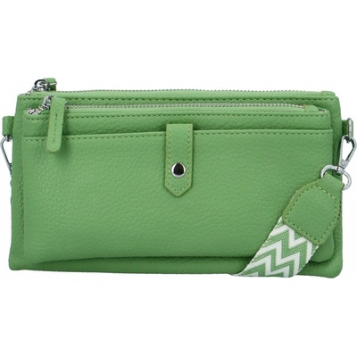 Stylová malá crossbody kabelka Perlla zelená
