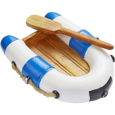 Dekorace Hobbyfun Nafukovací člun modrý/bílý