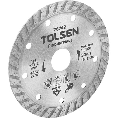 Tolsen Diamantový kotouč 115 mm 76742