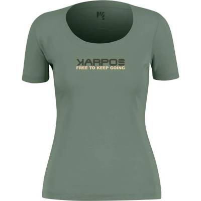 Karpos Дамска тениска Karpos Women's Loma Cotton T-Shirt - Sea Spray (916-6415-0414)