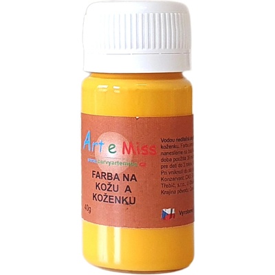 ARTEMISS Farba na kožu a koženku 63 pomarančová 250 g
