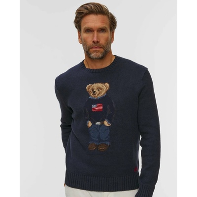 Polo Ralph Lauren pánsky sveter tmavomodrý