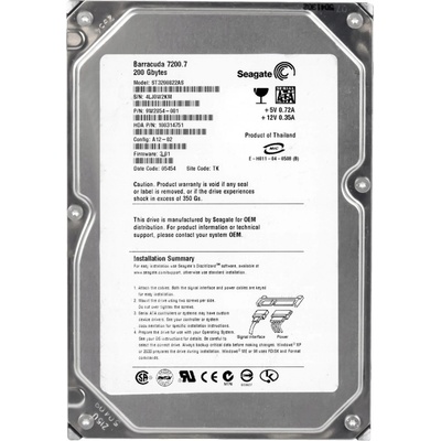 Seagate Barracuda 7200.7 200GB 7.2k 8MB SATA 3.5'', ST3200822AS