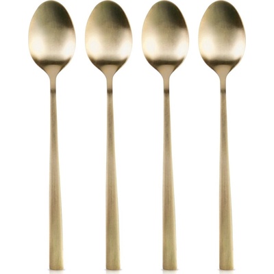 Excellent Houseware EH Sada zlatých koktejlových lžiček 4 ks 18 cm 18 cm