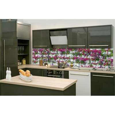 DIMEX ART Фототапет за кухня - цветя в кутии 260 x 60 см