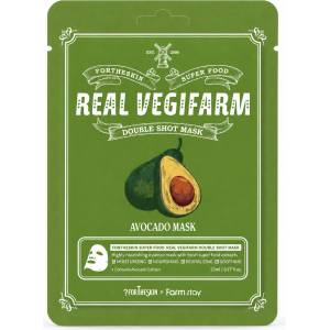 FORTHESKIN SUPER FOOD REAL VEGIFARM DOUBLE SHOT MASK-Avocado