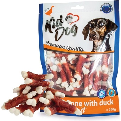 KidDog kachní prsa na kalciové kostičce 250 g