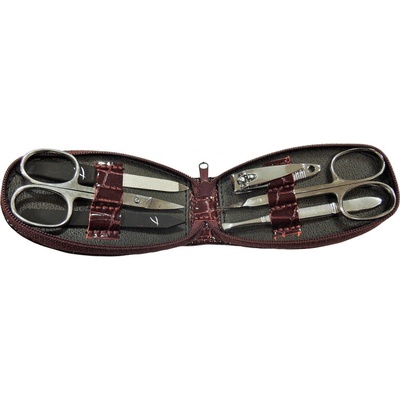 Talacko manikúra 1601.81G vínová lakovaná kůže