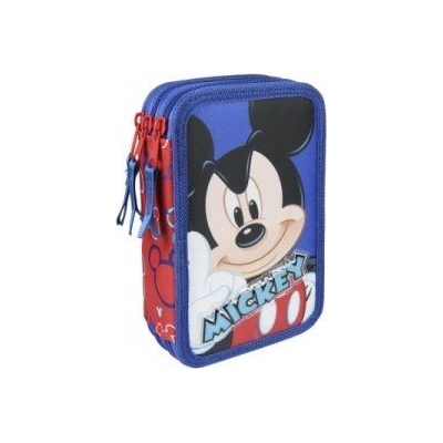 Cerda - Mickey несесер с 3 ципа пълен